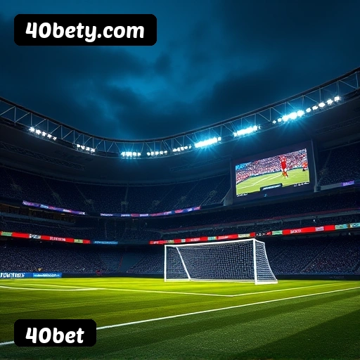App 40bet para iOS e Android — interface mobile, login biométrico e PIX integrado